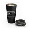 Archery Dad Definition Stainless Steel Travel Mug