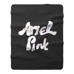Ariel Pink Fleece Blanket
