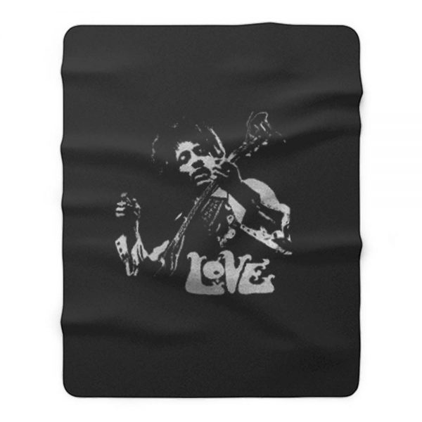 Arthur Lee Rock Band Fleece Blanket