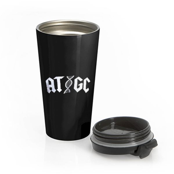 Atgc Funny Chemistry Chemist Biology Science Teacher Stainless Steel Travel Mug