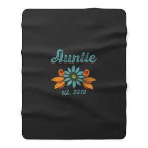 Auntie Est. 2019 Fleece Blanket