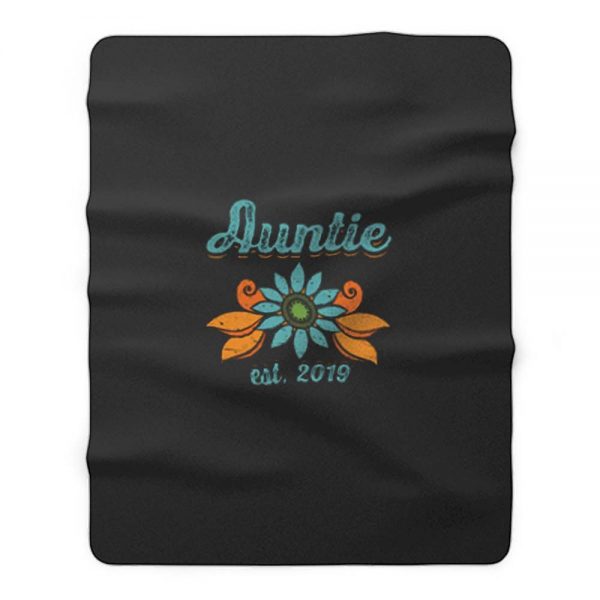 Auntie Est. 2019 Fleece Blanket