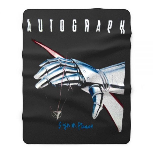 Autograph Sign In Please Fleece Blanket