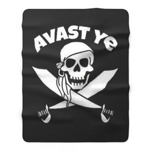 Avast Ye Pirate Fleece Blanket