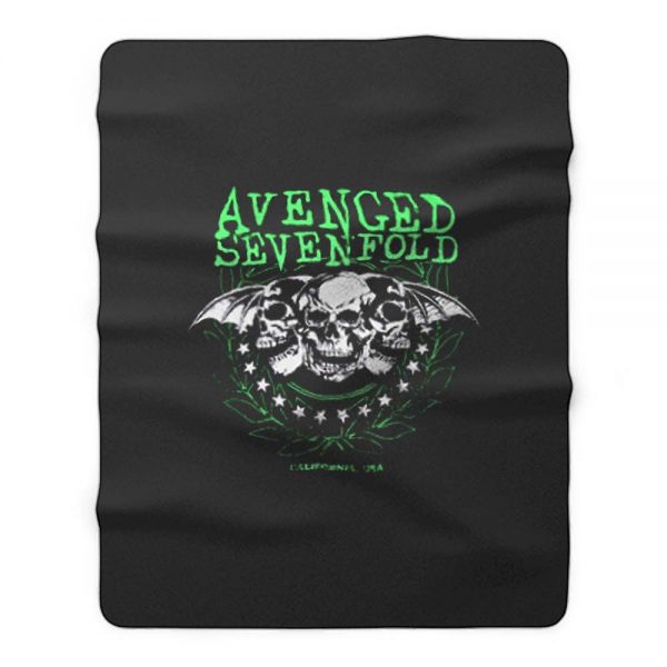 Avenged Sevenfold Punk Rock Band Fleece Blanket