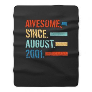 Awesome Since August 2001 Fleece Blanket