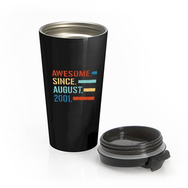 Awesome Since August 2001 Stainless Steel Travel Mug