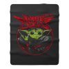 Baby Yoda Metal Heavy Metal Band Fleece Blanket