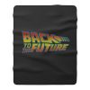 Back To The Future Logo Fleece Blanket