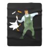 Banksy Hook Swan Honk Honk Fleece Blanket