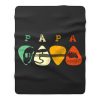 Bass Guitar Pick Shirt Papa Guitarist Fleece Blanket