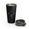 Batman Gothic Steel Logo Dc Comics Stainless Steel Travel Mug