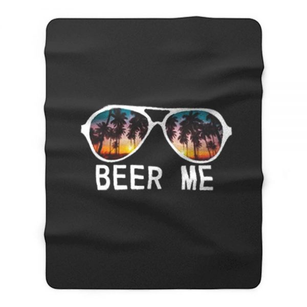 Beer Me Sunset Fleece Blanket