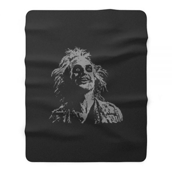 Beetlejuice face Movie Fleece Blanket