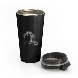 Beetlejuice face Movie Stainless Steel Travel Mug