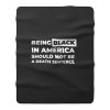 Beingblack In America Fleece Blanket