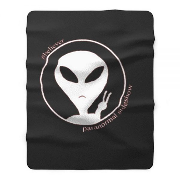 Believer Slideside Alien Fleece Blanket