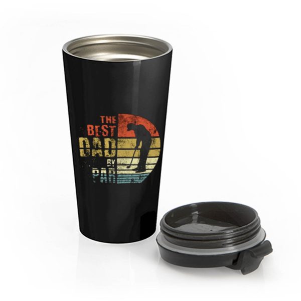 Best Dad By Par Golfing Stainless Steel Travel Mug