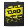 Best Dad Star Wars Fleece Blanket