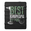 Best Grandpa By Par Golf Fleece Blanket