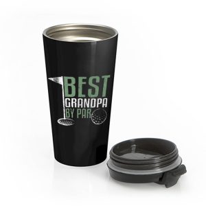 Best Grandpa By Par Golf Stainless Steel Travel Mug