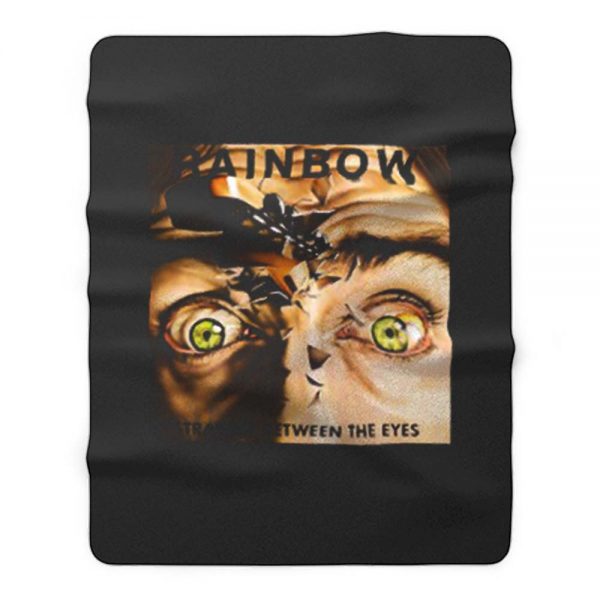 Between Eyes Rainbow Band Fleece Blanket