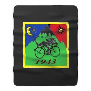Bicycle Day Fleece Blanket