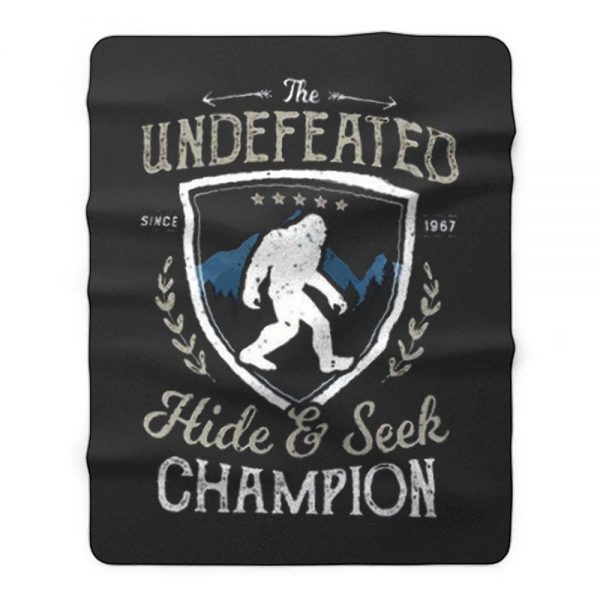 Bigfoot Undefeated Fleece Blanket