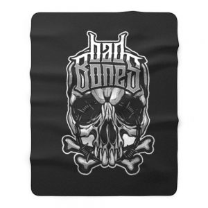 Biker t Rock Tattoo Cool Skull Ba Fleece Blanket