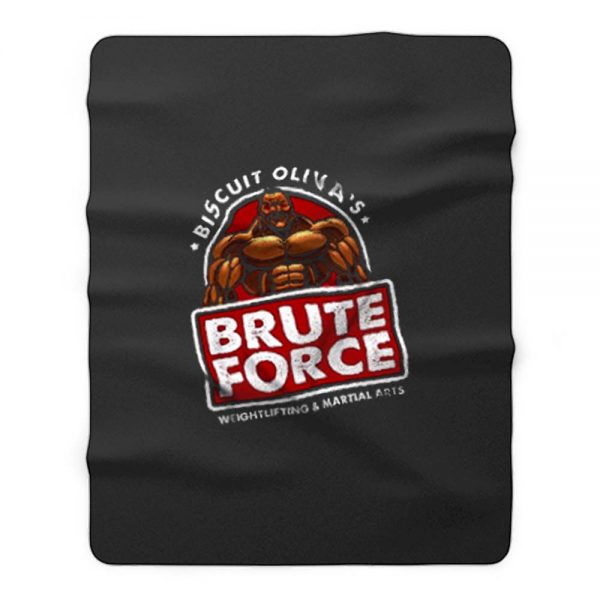 Biscuit Olivas Brute Force Fleece Blanket