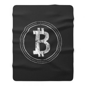 Bitcoin Blockchain Cryptocurrency Electronic Cash Mining Digital Gold Log In Fleece Blanket