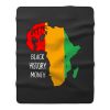 Black History Month Africa Origin Ancestral Power Ladies Fleece Blanket