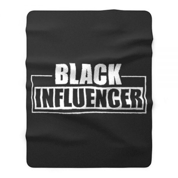 Black Influencer BLM Pride Fleece Blanket