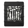 Black Library Fleece Blanket