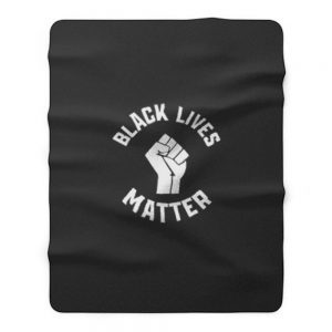 Black Lives Matter Hands Fleece Blanket