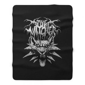 Black Metal Witcher Fleece Blanket