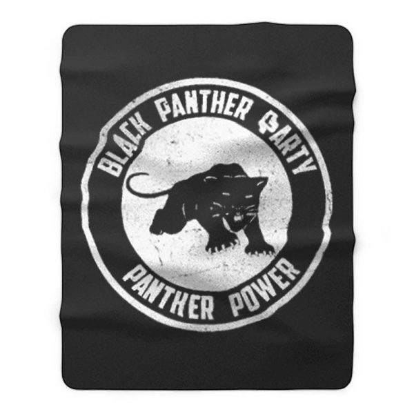 Black Panther Party Fleece Blanket