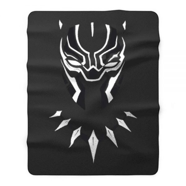 Black Panther Wakanda Mask Fleece Blanket