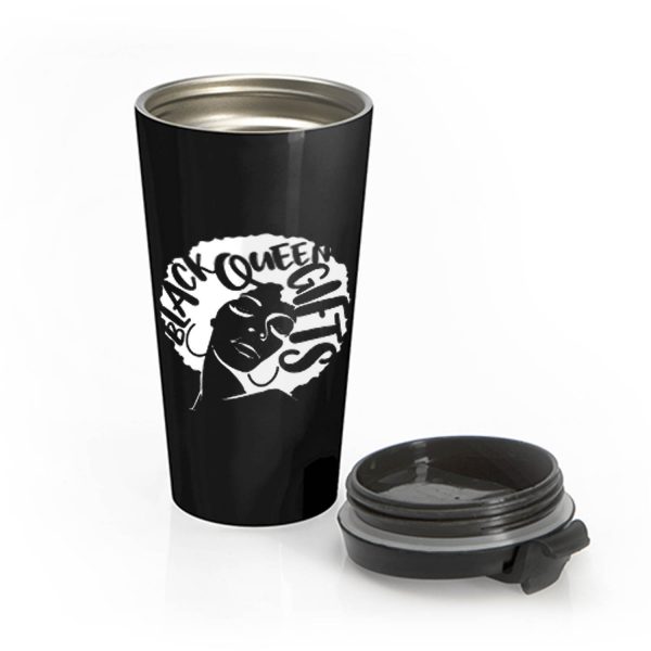 Black Queen Black Live Matter Stainless Steel Travel Mug