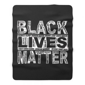 Black lives Matter peaceful protest Fleece Blanket
