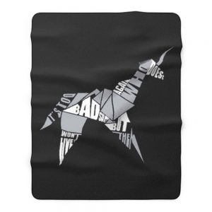 Blade Runner Origami Unicorn Fleece Blanket