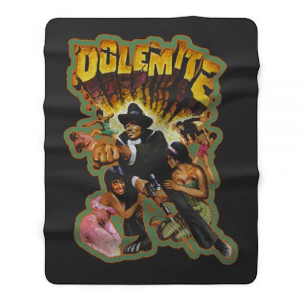 Blaxploitation Classic Dolemite Fleece Blanket