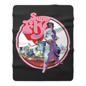 Blaxploitation Classic Super Fly Fleece Blanket