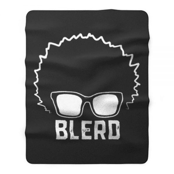 Blerd Black Nerd Fleece Blanket