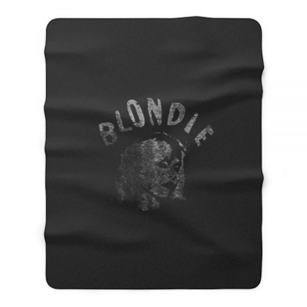 Blondie Joan Jett Blonde Retro Classic Band Fleece Blanket