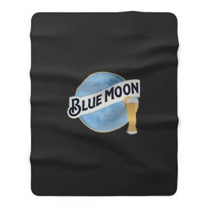 Blue Moon Beer Fleece Blanket