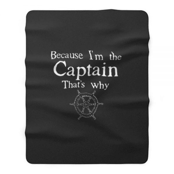 Boat Captain Fleece Blanket