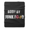 Body By Junkfood Fleece Blanket