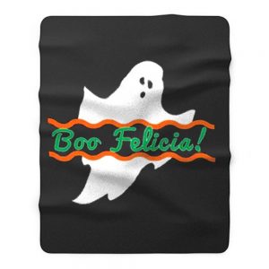 Boo Felicia Halloween Fleece Blanket