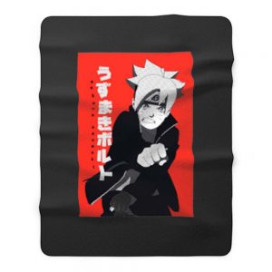 Boruto Uzumaki Next Generation Anime Fleece Blanket